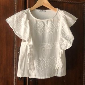 Zara White Top